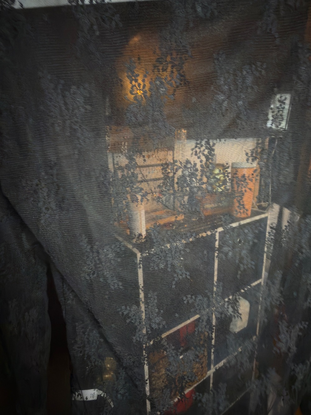 Zen Black Lace Long-Sleeve Top - Picture 5 of 5